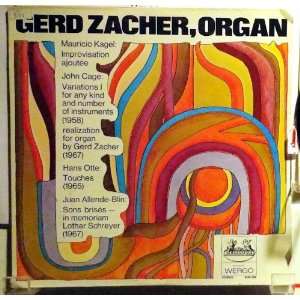  Gerd Zacher, Organ, Kagel, Organ, Heliodor, Wergo Gerd 