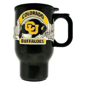 Colorado Buffaloes Black Travel Mug