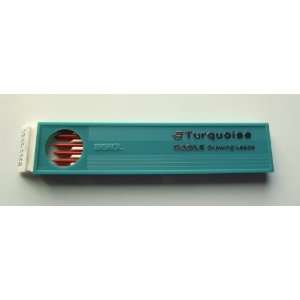  Vermillion 2MM Drawing Leads. 12 Pcs. Turquoise 2376 