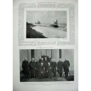   1896 Ship Wreck Agder Baron Holberg Lord Blunket Bray