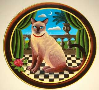 SET Thaddeus Krumeich UNCLE TADS CATS Anna Perenna Plates ADORABLE 