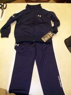UNDER ARMOUR NAVY/WHITE TRACK OUTFIT BRAND NEW WITH TAGS  