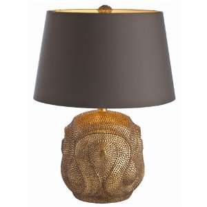    Arteriors Home Baroque Antiqued Gold Leaf Lamp: Home Improvement