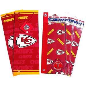 Pro Specialties Kansas City Chiefs Slim Size Gift Bag & Wrapping Paper 