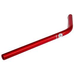 NOS BMX Seat Posts . 22.2mm Post . Red Layback Post . Renthal Layback 