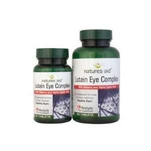  Natures Aid Lutein Eye Complex 10 mg 30 Tablets Beauty