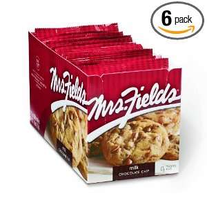 Mrs. Fields Cookies, Milk Chocolate Chip, 8 Ounce Boxes (Pack of 6 