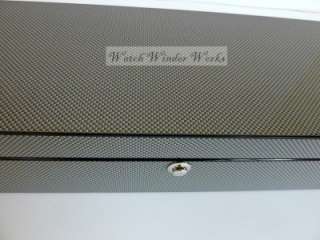Luxury Carbon Fibre Look Watch Storage Box @5watches model:Watchpro5 