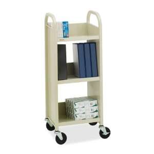 Bretford Manufacturing L33017PB Book/Equipment Cart,3 Slant Shelves,17 