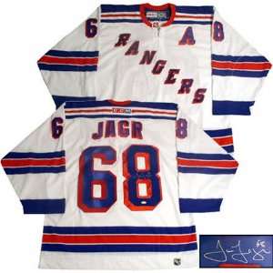  Jaromir Jagr New York Rangers Autographed White Jersey 