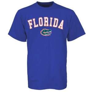 Florida Gators Royal Blue Arched Logo T shirt  Sports 