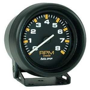  Auto Meter 2305 Auto Gage Black 2 3/4 8000 RPM Tachometer 