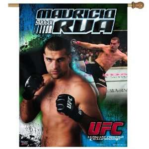 UFC Mauricio Rua 27 by 37 inch Vertical Flag Sports 