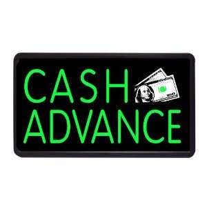  Cash Advance 13 x 24 Simulated Neon Sign