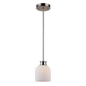  Dione 1 Light Pendant In Polished Nickel