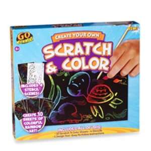  Go Create Scratch and Color Kit Toys & Games
