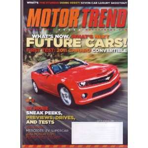  MOTOR TREND Magazine (Mar 2011) Whats Now, Whats Next 