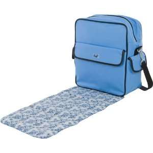    Bumble Bags   Dahlia Backpack Diaper Bag In Blue Bouquet: Baby