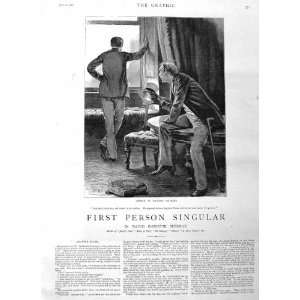   1885 Illustration Story Maskelyne Men House Fine Art: Home & Kitchen
