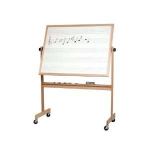  Reversible Porcelain Music Board and Markerboard (4x6 