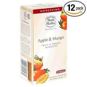 Heather Mango Apple Tea, 20 Count Boxes (Pack of 12)  