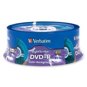  Verbatim Lightscribe 16x Dvd+R Media Lightscribe Labeling 