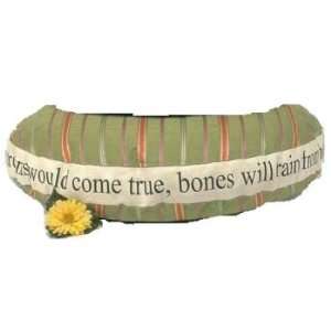  Pastel Green Stripe, Quotable Pillow Bed (Size 42 inch 