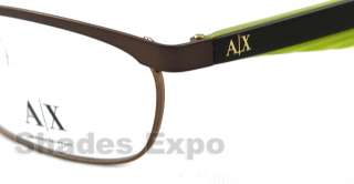 NEW Armani Exchange Eyeglasses AX 228 BROWN YPJ AX228 AUTH  