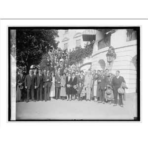  Historic Print (L) Al Jolson & gang at W.H. [i.e. White 