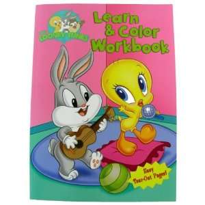   Activity Book   Baby Looney Tunes Learn & Color Workbook Toys & Games
