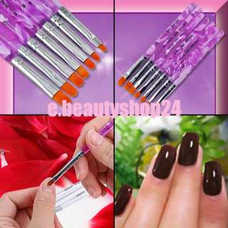 UV Gel Acrylic Nail Art Tips Builder Brush Pen Design  