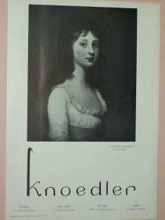 1923 1930 M. KNOEDLER & CO. NEW YORK ART GALLERY ADS  