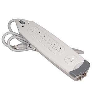   Grade Surge Protector, 7 Outlets, 6 Foot Cord, 885 Joules Electronics