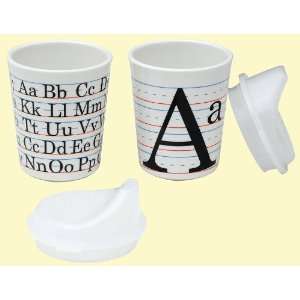  Sugar Booger Sippy Cup Set Vintage Alphabet Baby