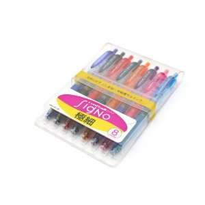   Signo RT UM 138 Gel Ink Pen   0.38 mm   8 Color Set: Office Products