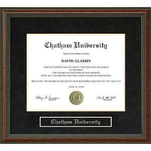  Chatham University Diploma Frame