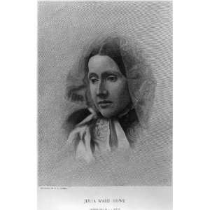  Julia Ward Howe,photograph,Josiah J Hawes,engraved 