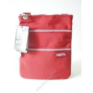  Baggallini RED Triple Zip Bagg Beauty