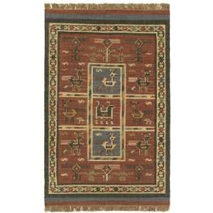   Tribal Southwestern Style Rectangle Flat Weave Rug: Home & Kitchen