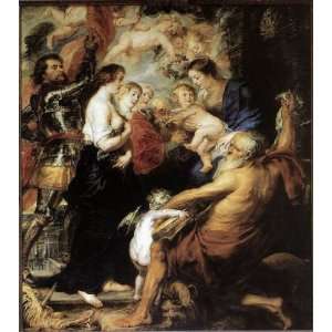   Lady with the Saints Peter Paul Rubens Hand Painted