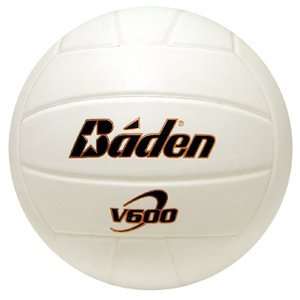   Full Grain Leather Game Volleyballs WHITE OFFICIAL: Sports & Outdoors