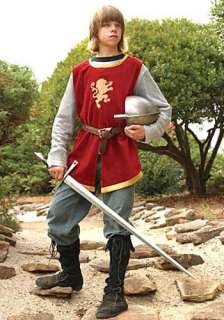   any young man will be a heroic champion in the Knightly Tunic & Mail