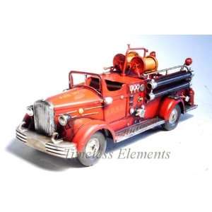   Fire Department Pumper Engine Truck Model Toy Display: Home & Kitchen