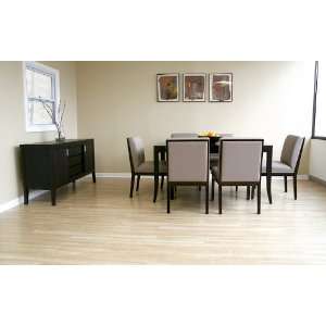   Parson Chair Dining Table Set & Buffet Cabinet: Home & Kitchen