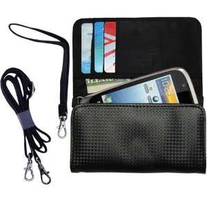  Black Purse Hand Bag Case for the Motorola Spice XT with 