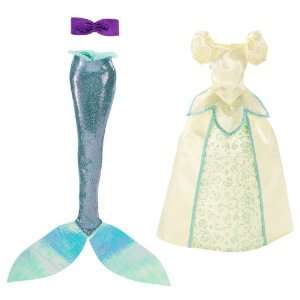   : Disney Sparkle Princess Doll Clothes   Ariel Fashion: Toys & Games