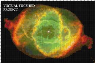 Cats Eye Nebula Hubble Cross Stitch Pat Astronomy TBB  