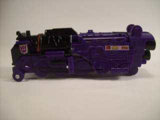   1985 Hasbro Deception Triple Changer Train Astrotrain with Gun  