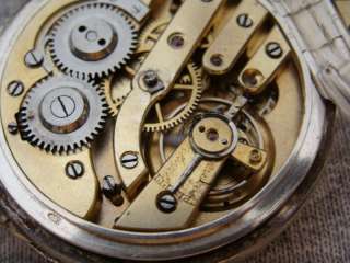 Muy raro Reloj Bolsillo Suizo. Lepine. Caja Original de Plata 0,875 