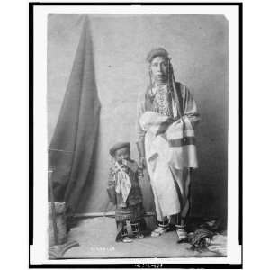  Strong Enemy,Crow Indian Man,child,Montana,MT,c1908,Edward 